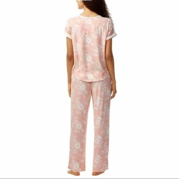 New! Lucky Brand PLUS 4-Piece Super Soft Floral Print Lounge Pajama Set - Picture 10 of 12